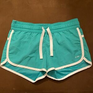 C9 by Champion Turquoise and White Women's Athletic Shorts Size Small